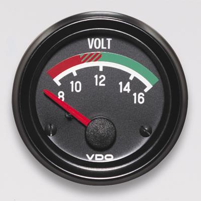 voltmeter 52mm, 0-16 Volt