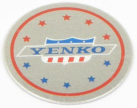 YENKO HJUL ORNAMENT KLISTREMERKE