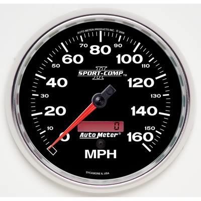 speedometer 86mm 0-160mph sport-comp 2 elektronisk