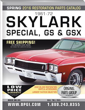 katalog DEAKTIVERES Skylark, Special, GS, GSX 1961-1972