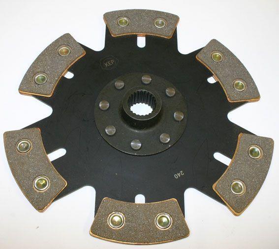 sinterlamell 228mm fast 6-puck hub FRA (23,8x23) sintret / keramisk