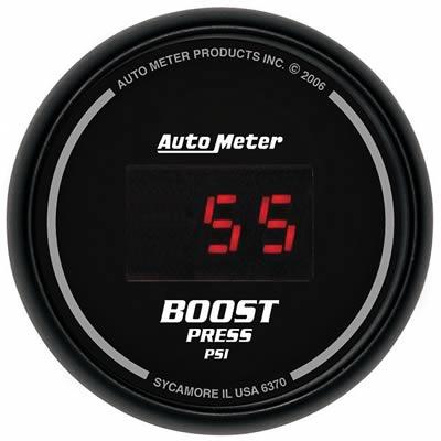 ladetrykksmåler 52mm 0-60 psi sport-comp Digitalt elektrisk