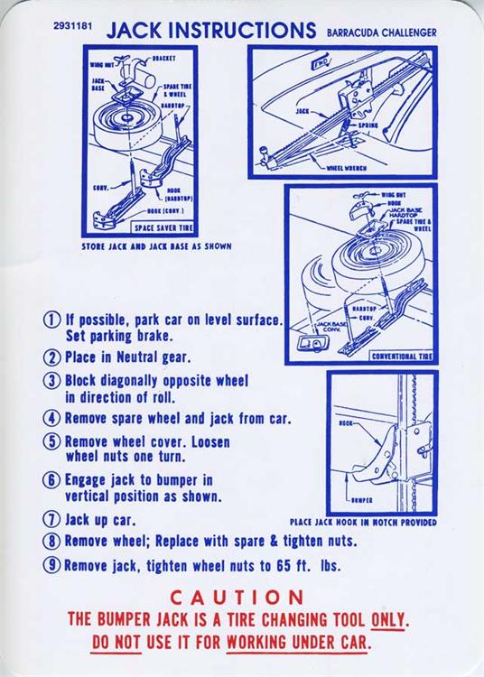 dekal domkraftsinstruktioner