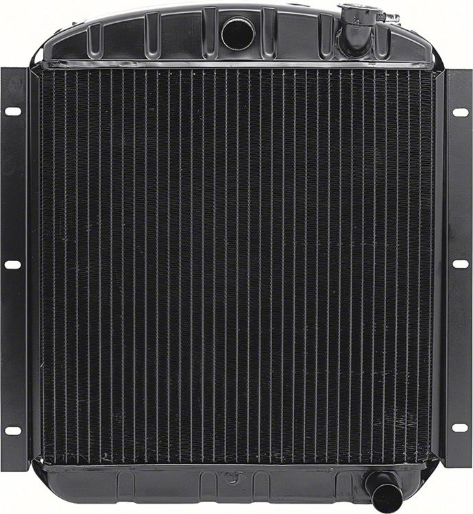 1955-59 GMC 4-RAD RADIATOR I/ L6 ELLER LITEN BLOKKERE OG MANUALTRANS