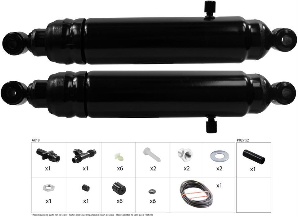 støtdemper Monroe Max Luft bak, antenne hi-jackers