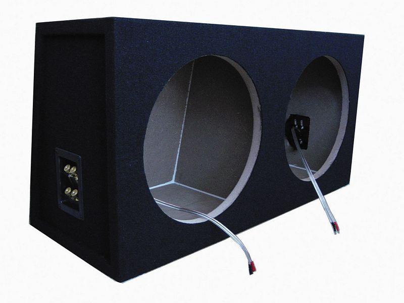 subwoofer 2x12" 2x tilk.  (22.4/30x74.5x38.5cm)