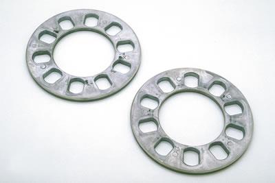 fälgspacers, 5x4.5", 6mm