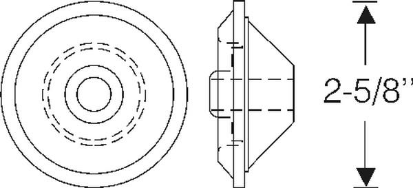 gummi motorbraketten, foran