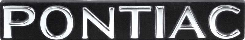 emblem grille "PONTIAC"