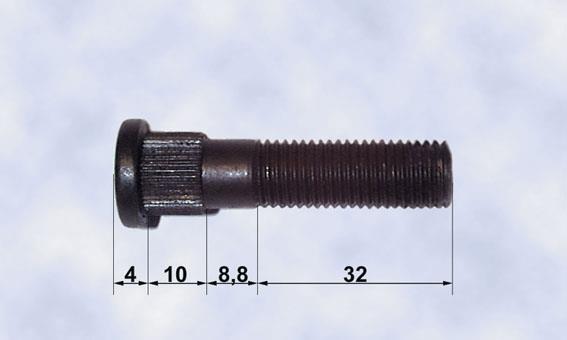 hjulbolt  penner M12x1,5 x 55mm