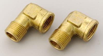 nippel 1/2" NPT x 1/2" NPT, 90 grader