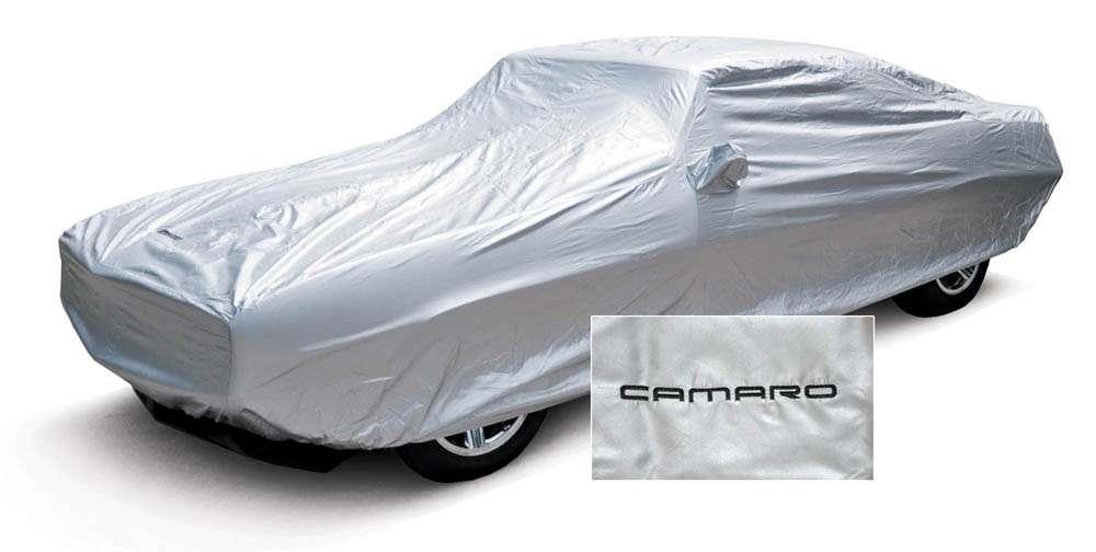 Carcover / bilpresenning / garasjebeskyttelse, brodert, "Camaro"