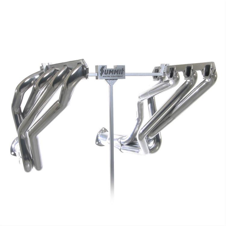vifte tube, 1 5/8" tube, 3,0" kollektor, full lengde, sølv keramisk belegg