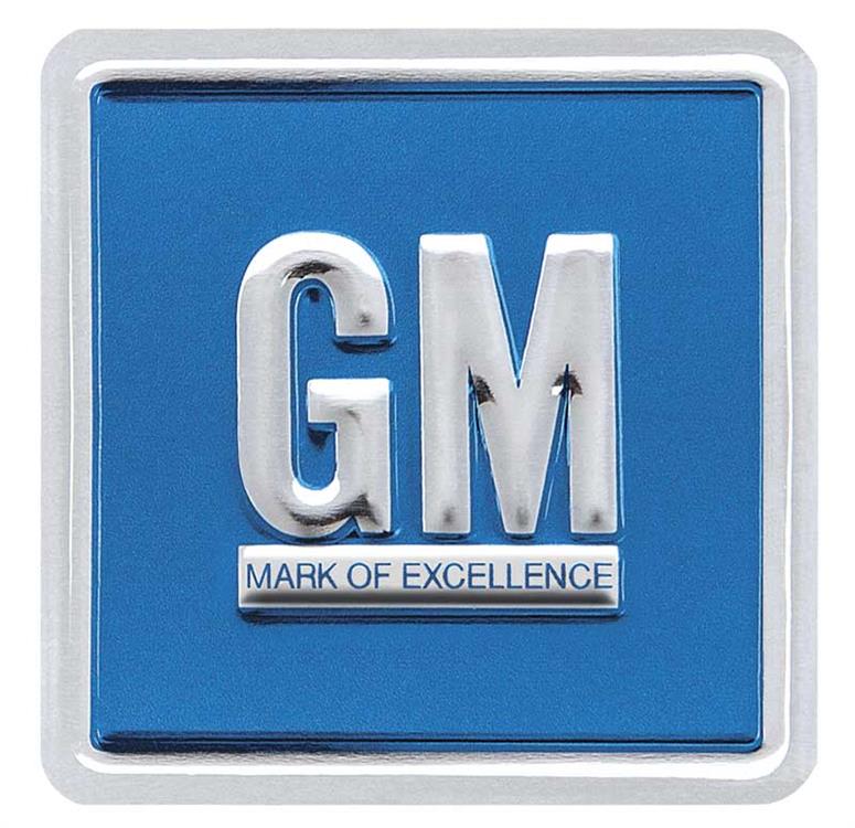 dekal "GM Mark of Exellence", dörr