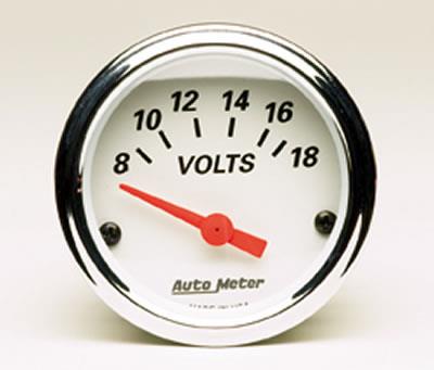 voltmeter, 52mm, 8-18 V, elektrisk