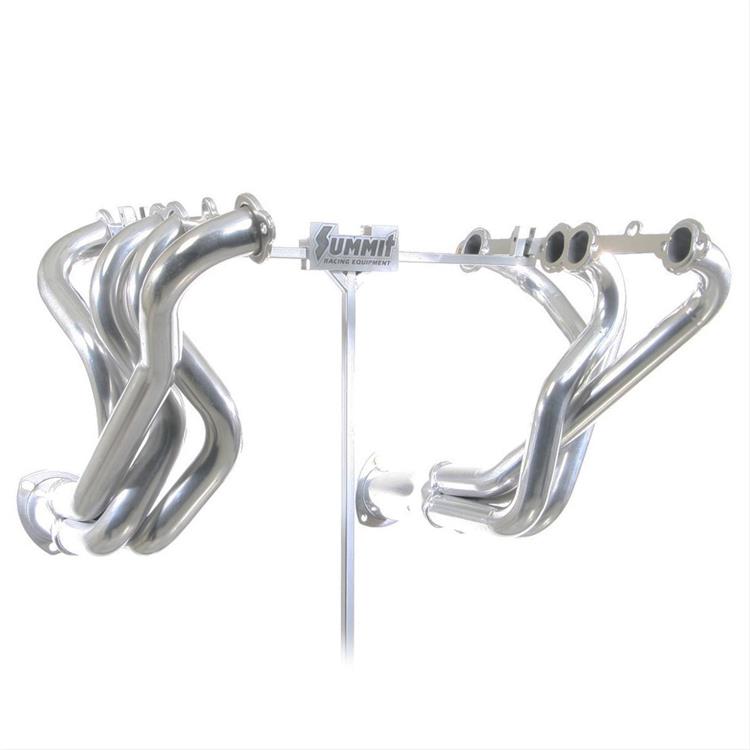 vifte tube, 1 5/8" tube, 3,0" kollektor, full lengde, sølv keramisk belegg
