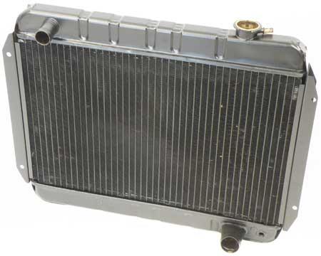 1963-65 CHEVY II/NOVA RADIATOR L6 194/230 MT 3 ROW  INLET ON PASSENGE SIDE (15-5/8" X 23" X 2" CORE)