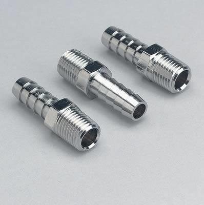 nippel 1/4" NPT x 10mm slangeuttak, rett 3 St jeg kit