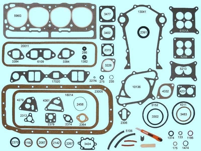 pakningssett motor komplett Lincoln 341