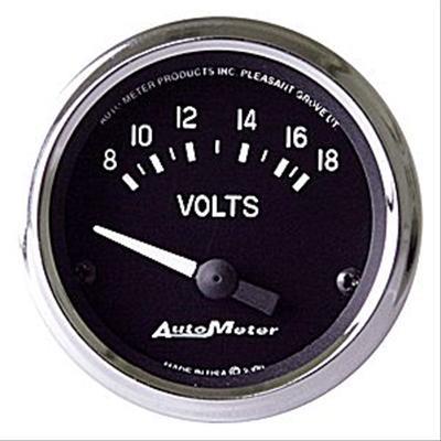 voltmeter, 52mm, 8-18 V, elektrisk