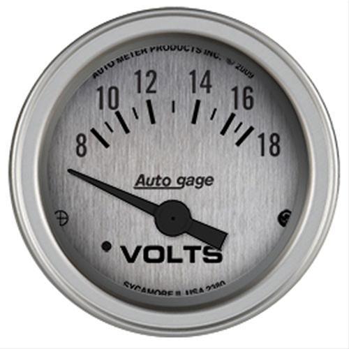 voltmeter, 52mm, 8-18 V, elektrisk