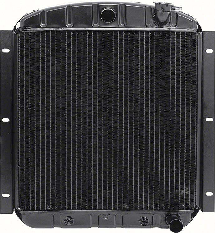 1948-54 GMC LASTEBIL 6 SYLINDER RADIATOR 4 RAD AUTO TRANS