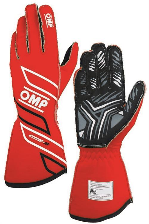 ONE-S GLOVES my2025 FIA 8856-2018 RED SZ. L