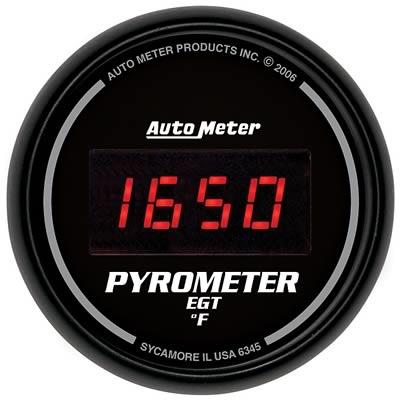 avgasstemeraturmåler 52mm 0-2000°F sport-comp Digitalt