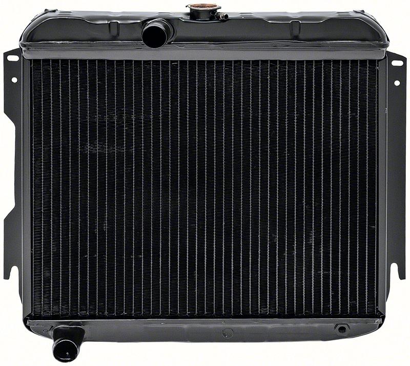 1962-64 MOPAR B-body ERSTATNING 3 RAD KOBBER RADIATOR - 361/383/413/426 HÅNDBOK