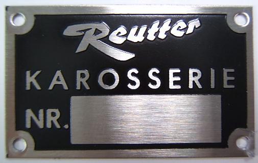 CHASSIS LICENSEPLATES, dørstolpen CHASSIS LICENSEPLATES, dørstolpen