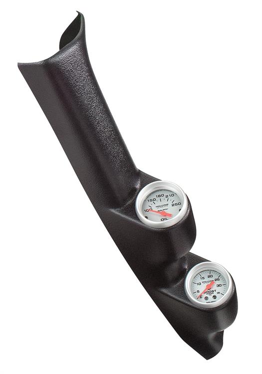 måleholder  hel A-stolpe venstre svart (2x52mm)