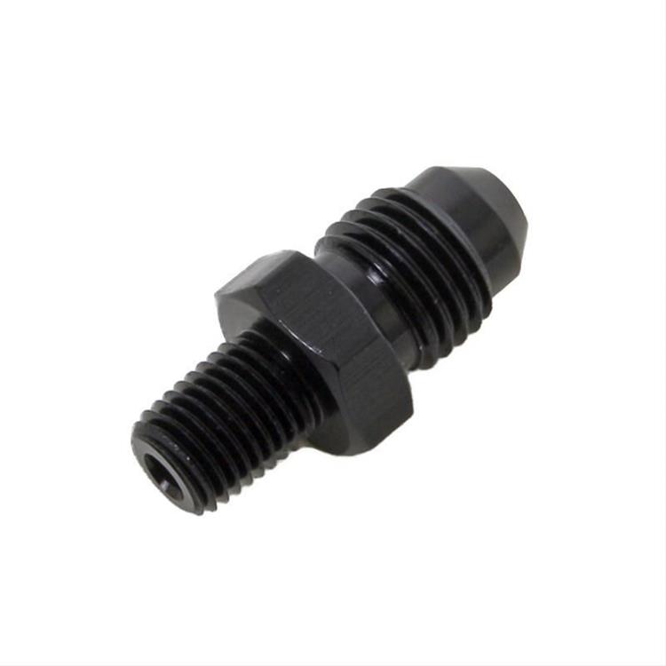 nippel 1/16"NPT x AN4, svart