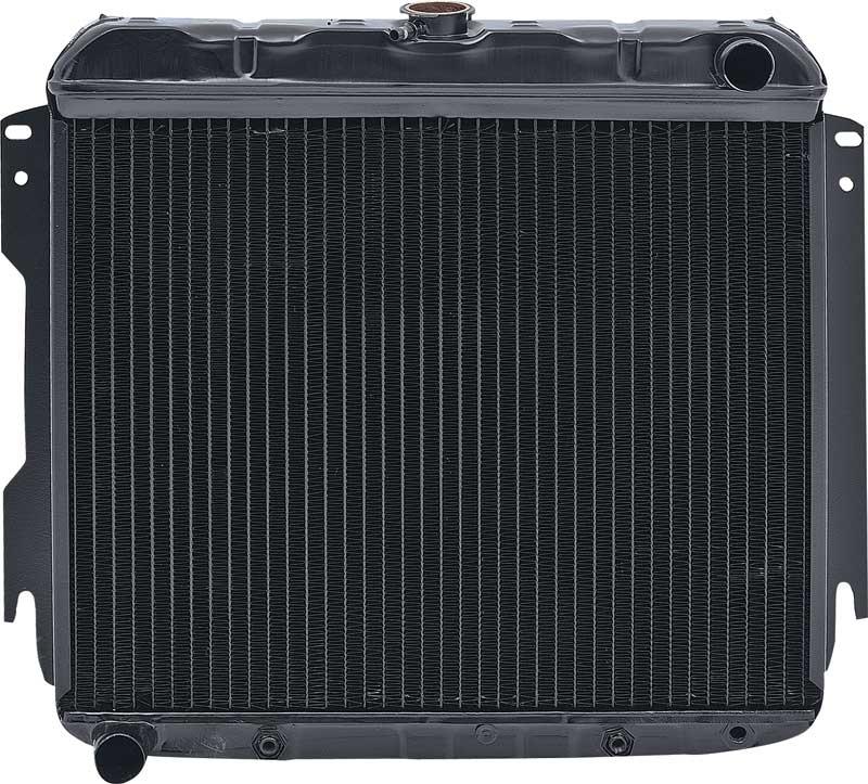 1963-64 MOPAR B-body ERSTATNING 4 RAD KOBBER RADIATOR - 361/383/426 AUTOMATISK