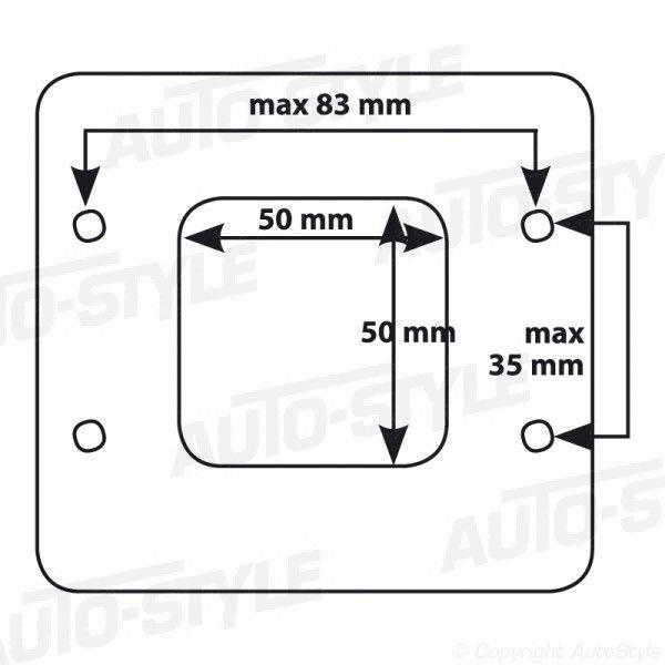 adapter mellom HP Bosch injectionsystems og 76mm luftfiltre