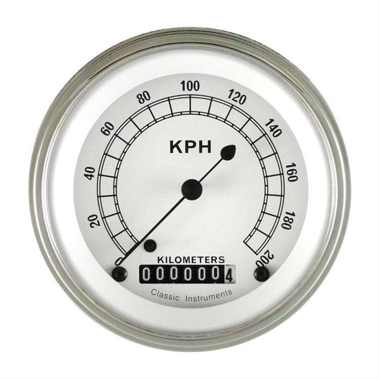 speedometer, 86mm, 0-200kmh, elektronisk