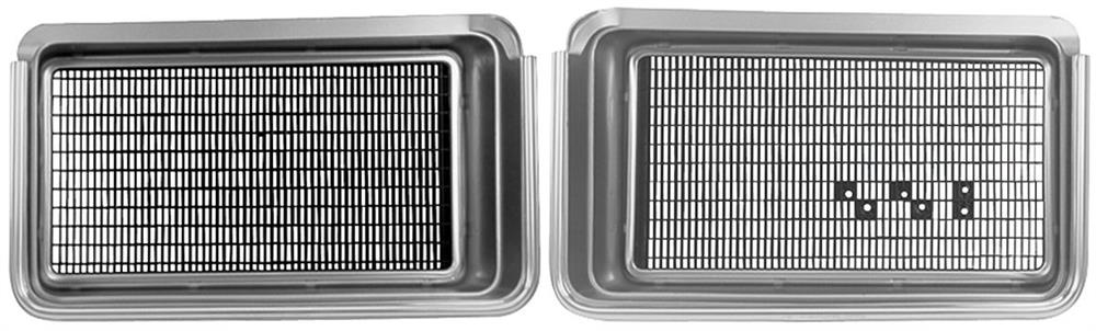 grille, ABS plast, 2-delt