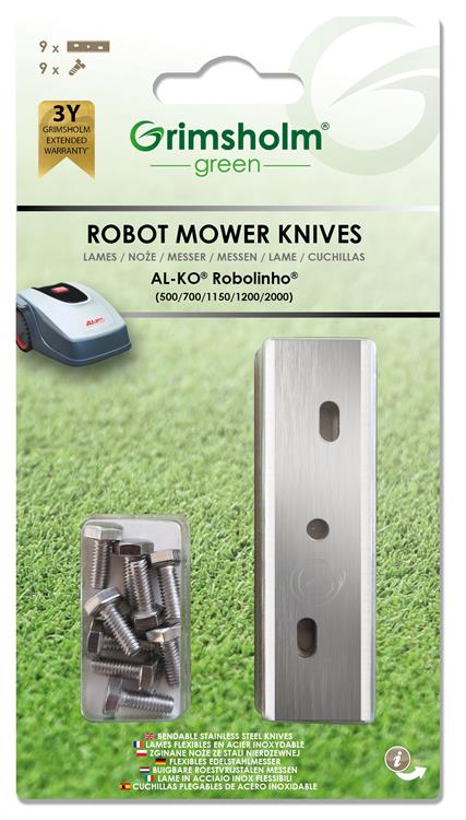 Kniver til AL-KO Robolinho (E models), 9 st