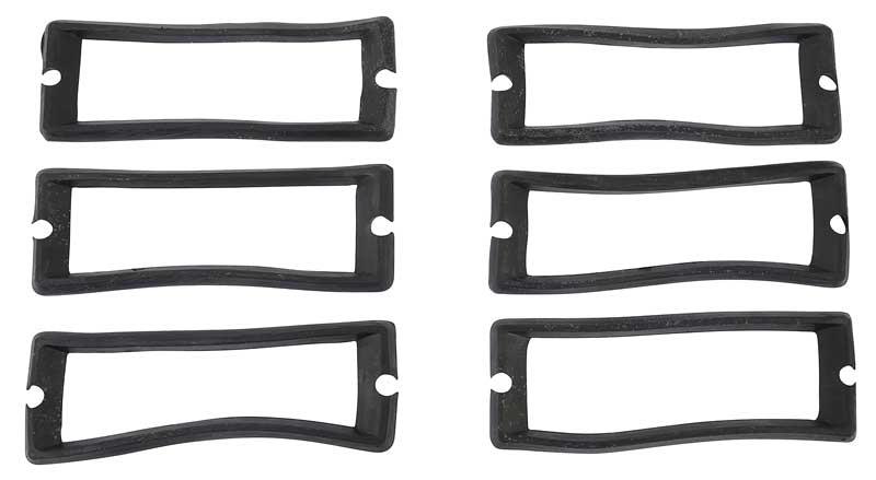 Tail Lamp Bezel to Body Gasket Set; 6 Piece Set