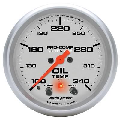 oljetemperaturmåler, 67mm, 100-340 °F, elektrisk