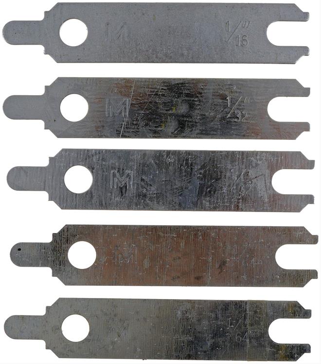 shims, startmotor