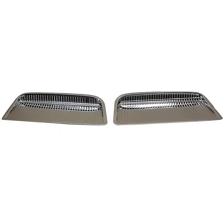 Hood Scoop Inserts, chrome