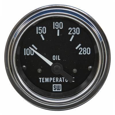 oljetemperaturmåler, 52mm, 100-280 °F, elektrisk