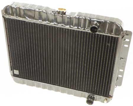 1964 IMPALA / FULL SIZE V8-409 W/O AC, WITH MANUAL TRANS 4 ROW 17-1/2" X 25-1/2" X 2-5/8" RADIATOR