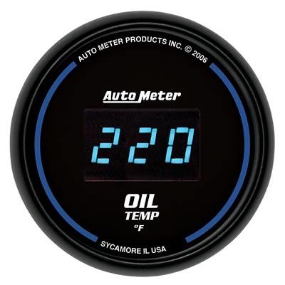 oljetemperaturmåler 52mm 0-340F Kobolt Digitalt elektrisk