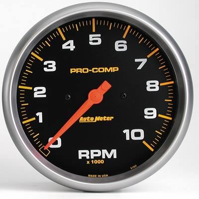 turteller 127mm (5") 0-10.000RPM pro-comp flush