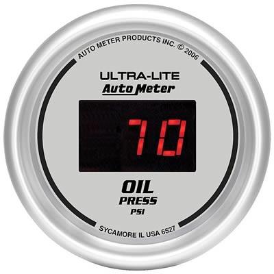 oljetrykkmåleren 52mm 0-100psi ultra-lite Digitalt elektrisk