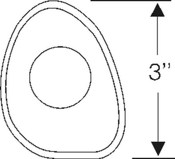 Monteringsplate frontrute