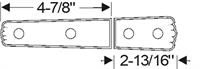 Pads, stamme hengsel mtg. 4 pc er