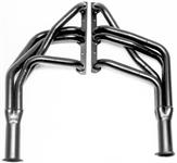 vifte tube, 1 5/8" tube, 3,0" kollektor, full lengde, sølv keramisk belegg