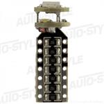 LED Xenonvit 4-SMD T10 (kan Buss)